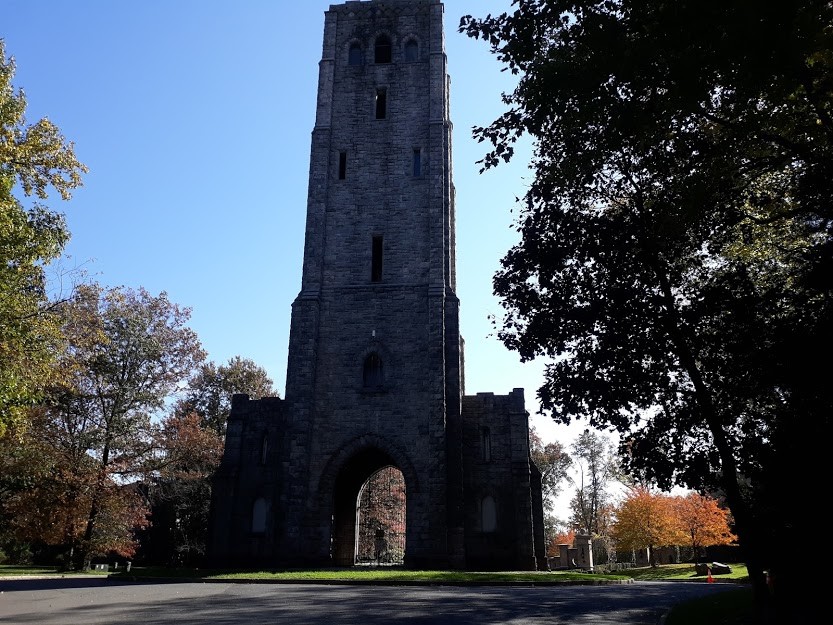 The Devils Tower in Alpine NJ On Location.