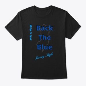 back the new jersey blue police shirts